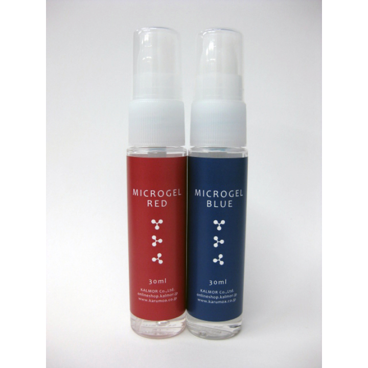 【ペット】ネコのおしっこの消臭剤: マイクロゲルRed&Blue